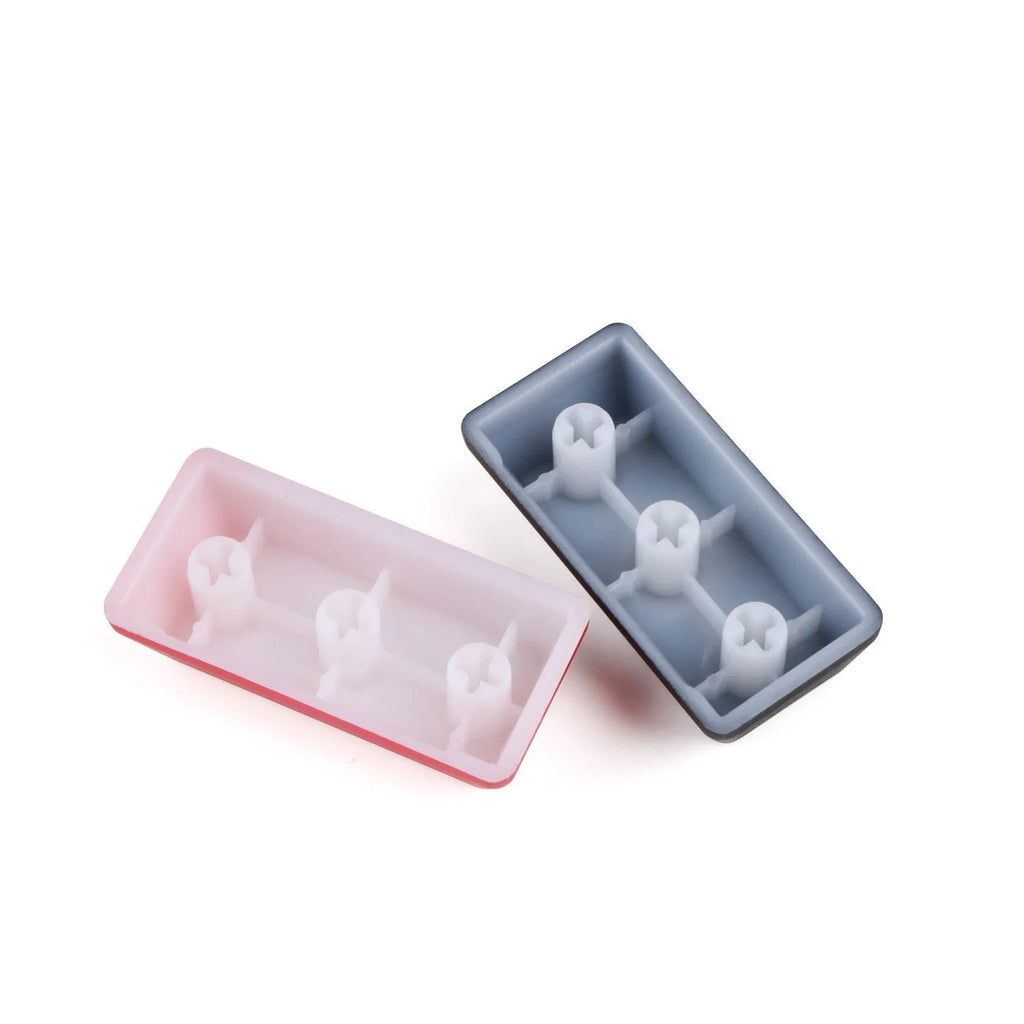 Red Safety Evacuation Exit icon key cap for a mechanical keyboard backspace key.