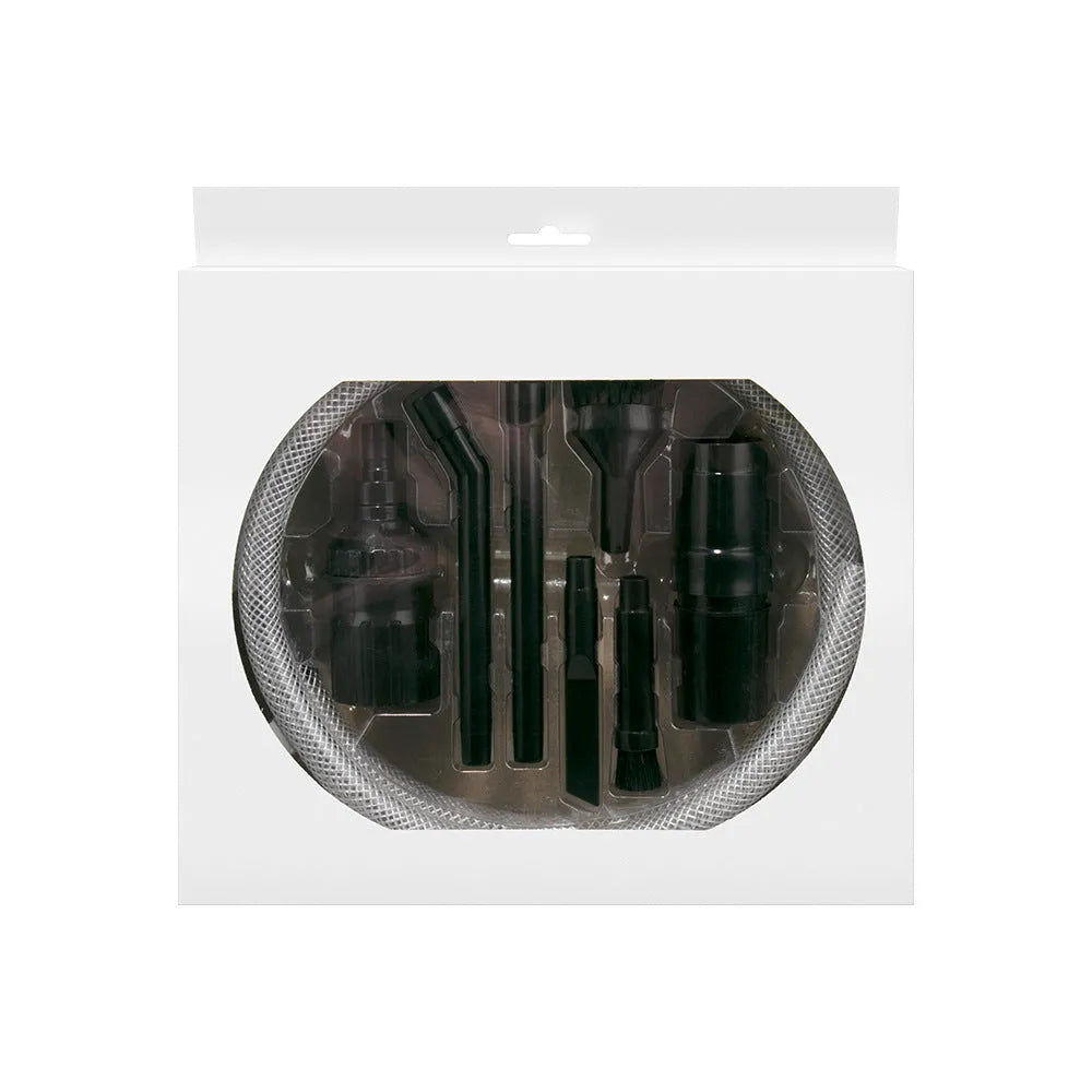 Eight-piece vacuum cleaner tool kit with small suction head for handheld vacuums
