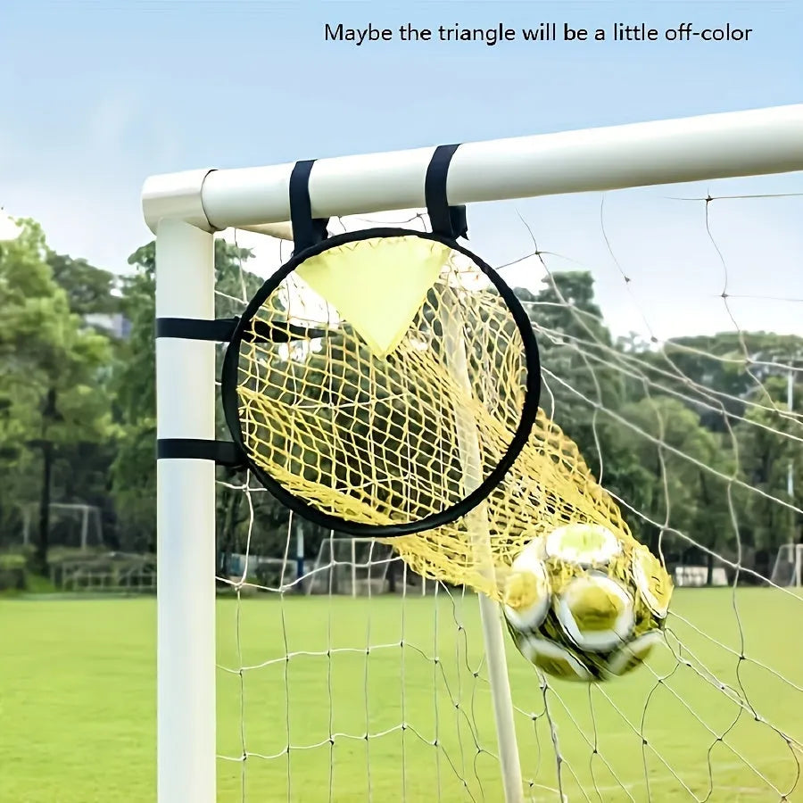 Portable 4ft soccer training goal net with carry bag for practice drills