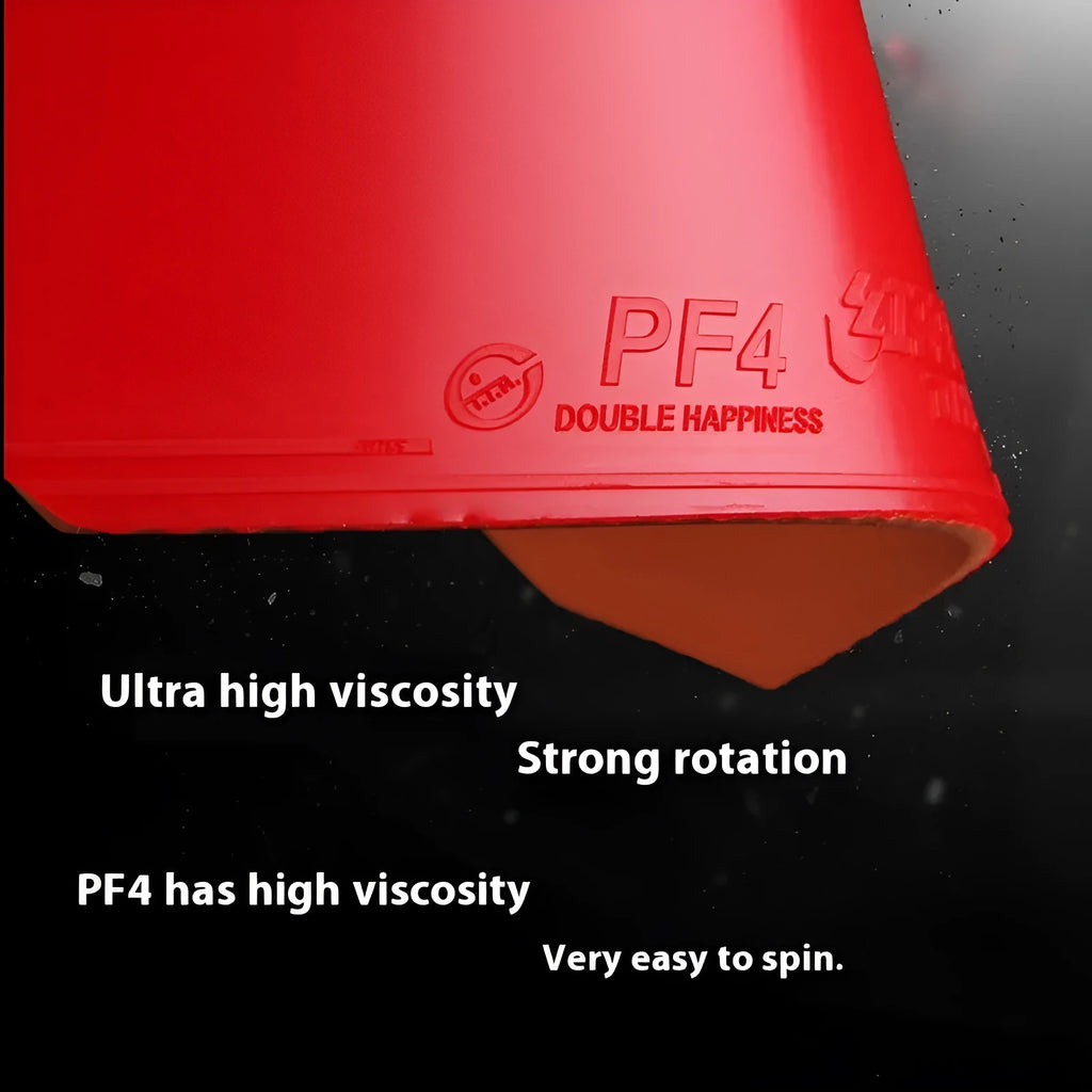 PF4-50 Fast Attack Sticky Classic table tennis racket with anti-rubber surface and wooden handle