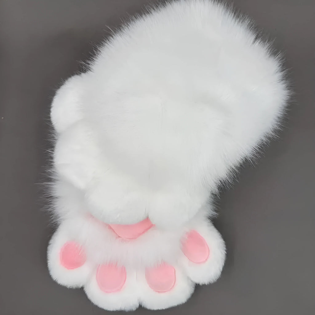Colourful animal claw cosplay gloves in nylon material showing multiple colour options