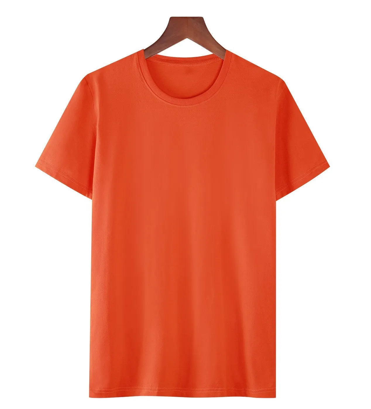 A man's loose-fitting black cotton t-shirt with short sleeves laid flat.