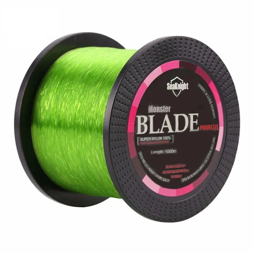 Seaknight1000 M nylon fishing line spool in multiple colours and sizes for fishing applications