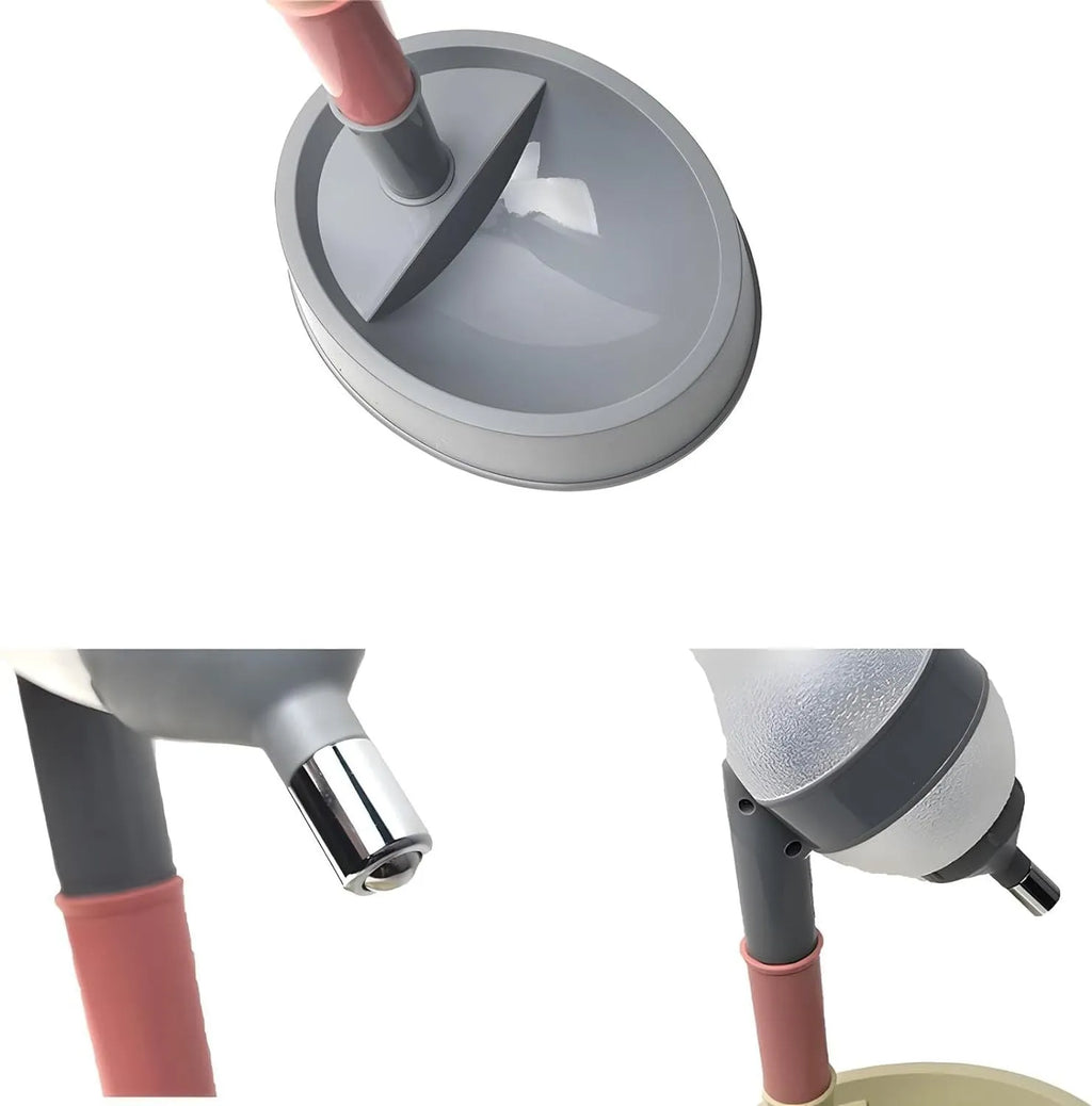 Green adjustable pet water dispenser showing height adjustment bars and ball-tip drinking nozzle