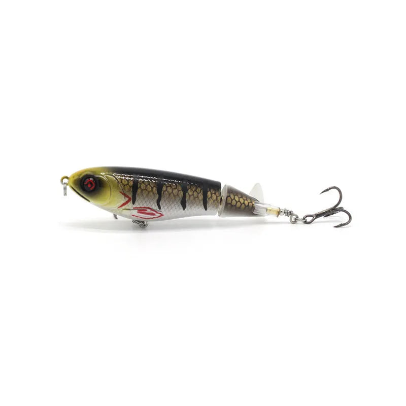 7.5cm artificial fishing bait for road fishing with soft plastic construction and multiple colour options