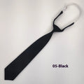 Navy blue cotton bow tie with arrow style design measuring 35cm by 7cm