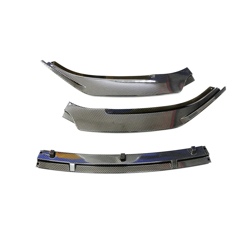 Volkswagen Unksera three-section front shovel tail retrofit kit in carbon braze pattern finish