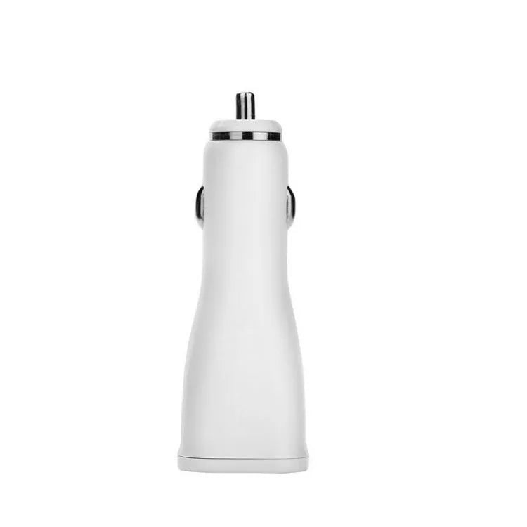 White QC30 car fast charger with single USB port and QC2.0 certification for vehicle use