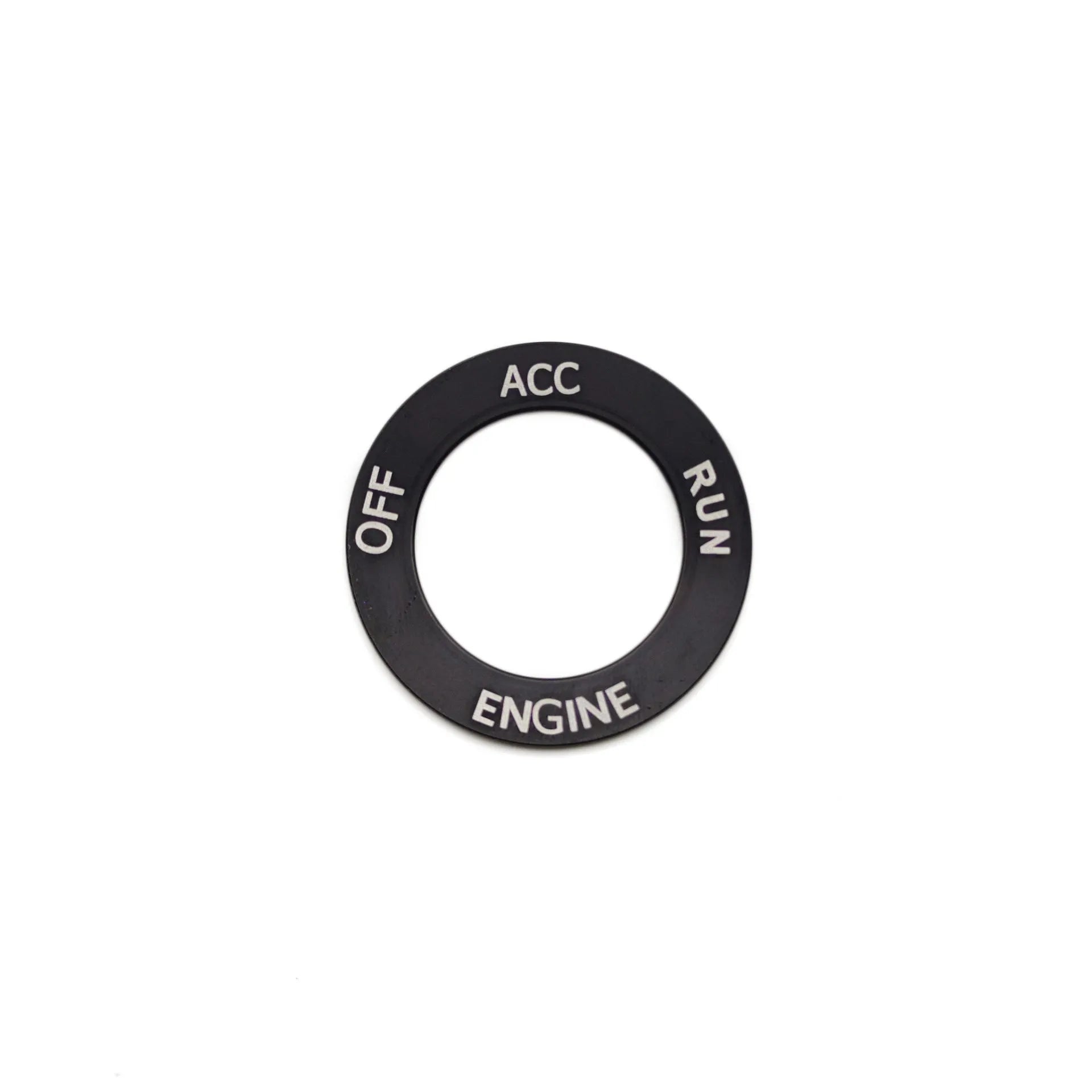 Aluminium alloy decorative ring for Dodge Challenger and Grand Cherokee air conditioning knobs