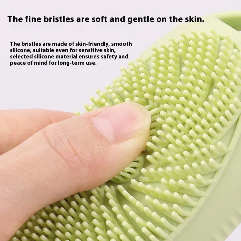 Silicone bath brush storage bottle in multiple colour options with 100ml capacity