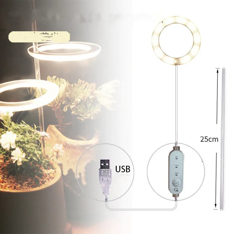USB LED grow light with acrylic stick for indoor plant growth lighting