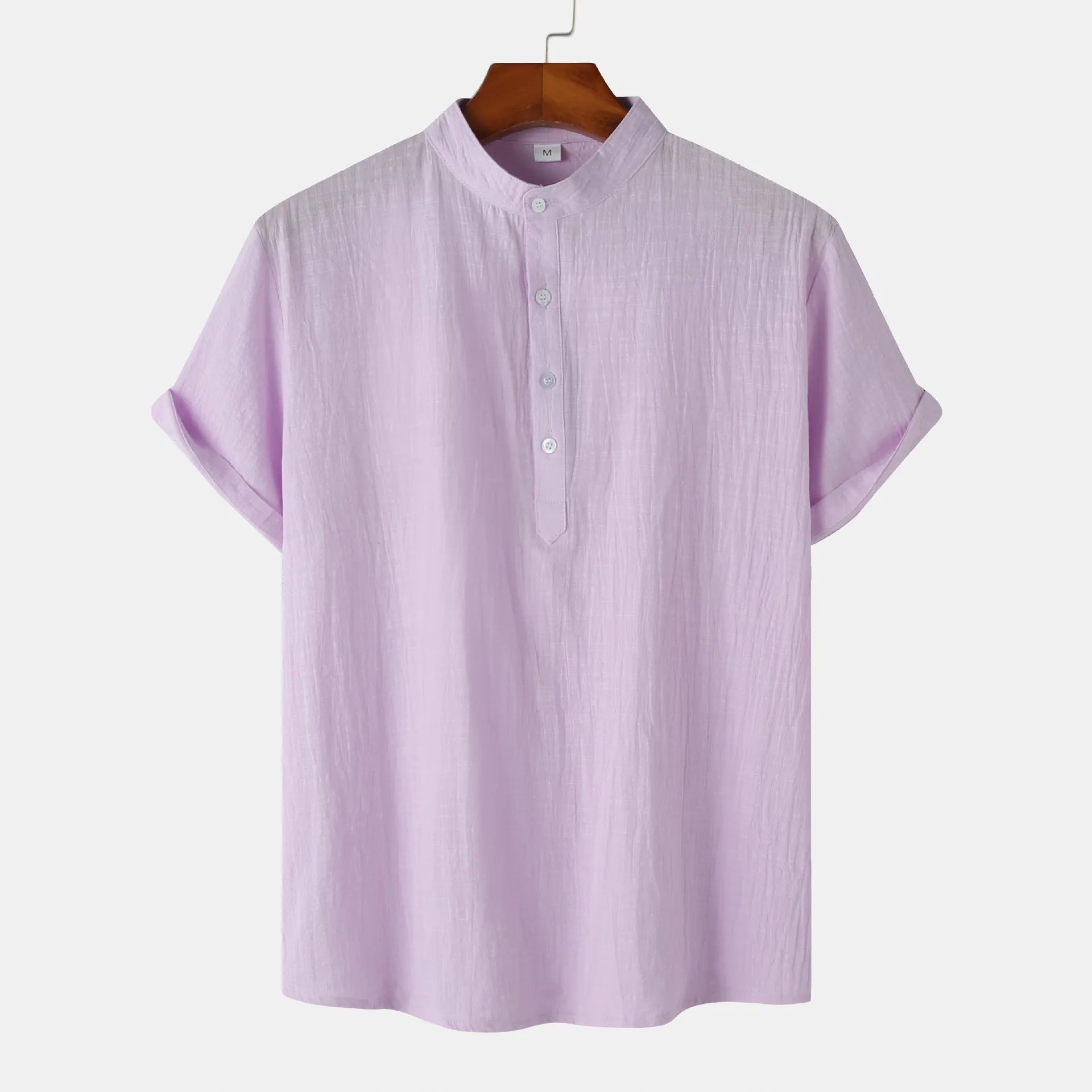 Men's casual short sleeve pullover shirt with floral print, available in multiple colours, sizes S to 2XL