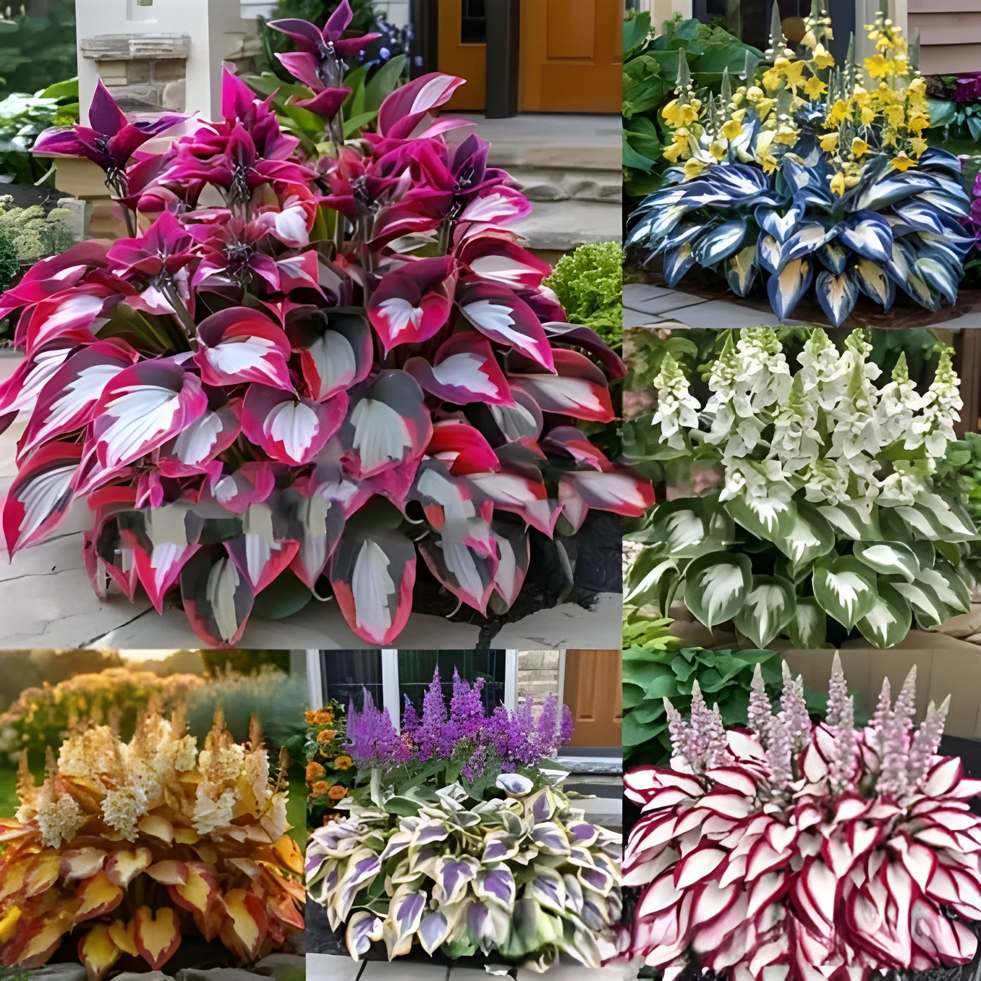 Coloured leaves jade barrettes flower seeds packet with 50 tablets for home gardening projects