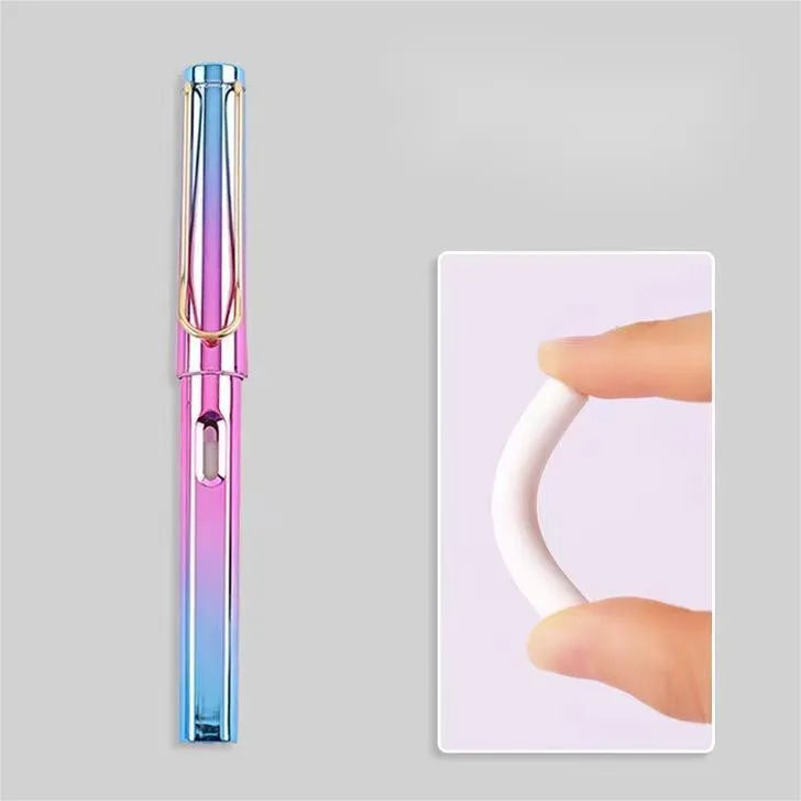 Portable eternal pencil HB gold blue colour with plastic body and copper tip