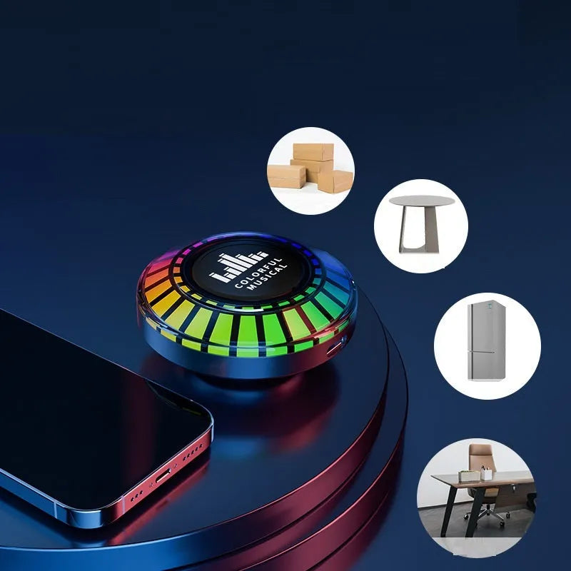 Voice controlled polar light Bluetooth atmosphere lamp with 3.1cm cube design