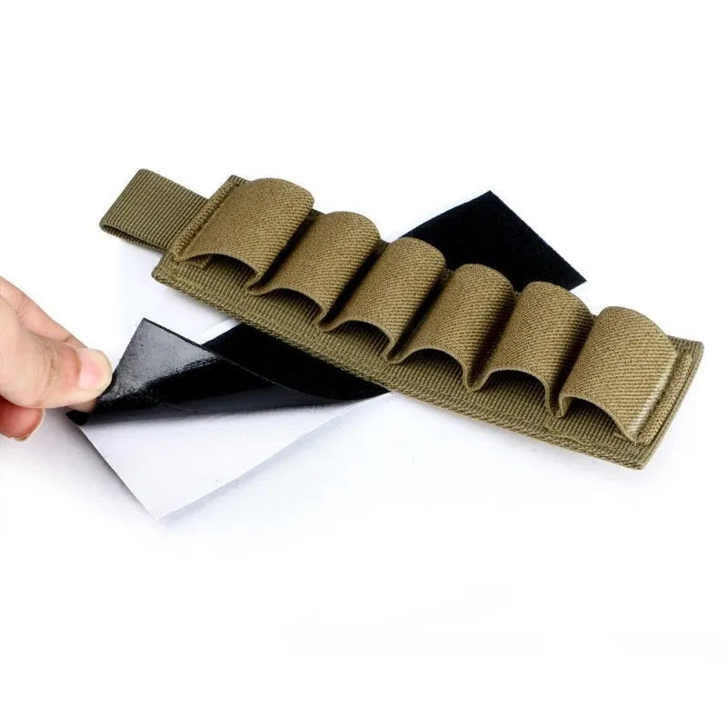 6-hole tactical storage stickers in 1000D nylon fabric measuring 5 by 16.5 centimetres with toolkit