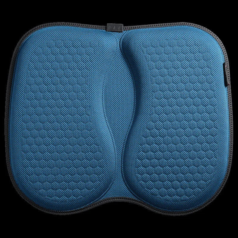 Honeycomb gel car seat cushion in breathable honeycomb pattern, 40x35x2cm, black colour