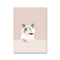 Modern simplicity canvas decorative painting 40x60cm with white border for bedroom wall art