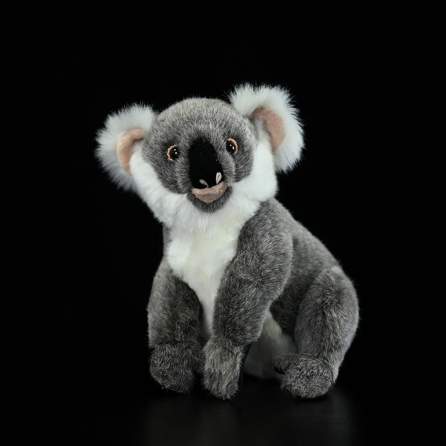 Little Barn Owl simulation animal plush toy made from soft plush fabric with PP cotton filling, approximately 25 cm tall