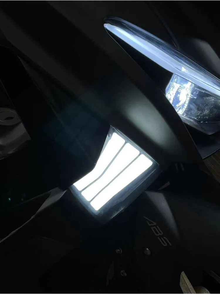 Two yellow LED cornering lamps for Tianying TS150 motorcycle indicator replacement