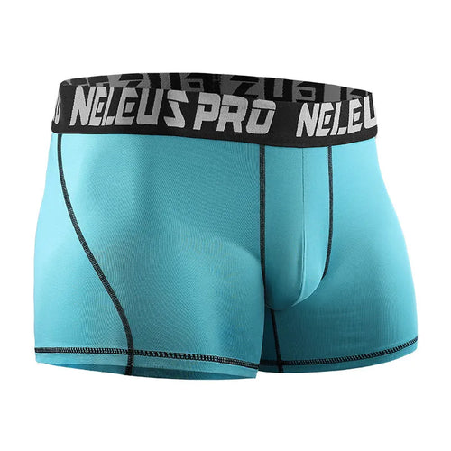 Men's anti-wear compression shorts for running, black colour, polyester fibre, sizes M to XXL