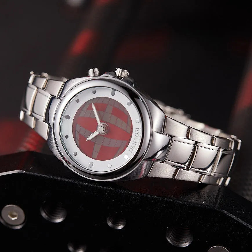 Millennium vintage Y2K digital watch with dual LED display on alloy strap