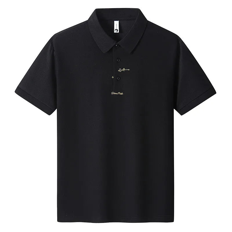 Men's cotton casual t-shirt in loose fit with short sleeves showing colour options