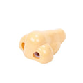 Flesh colour geometry-shaped plastic pencil sharpener with big nostril opening for manual pencil sharpening