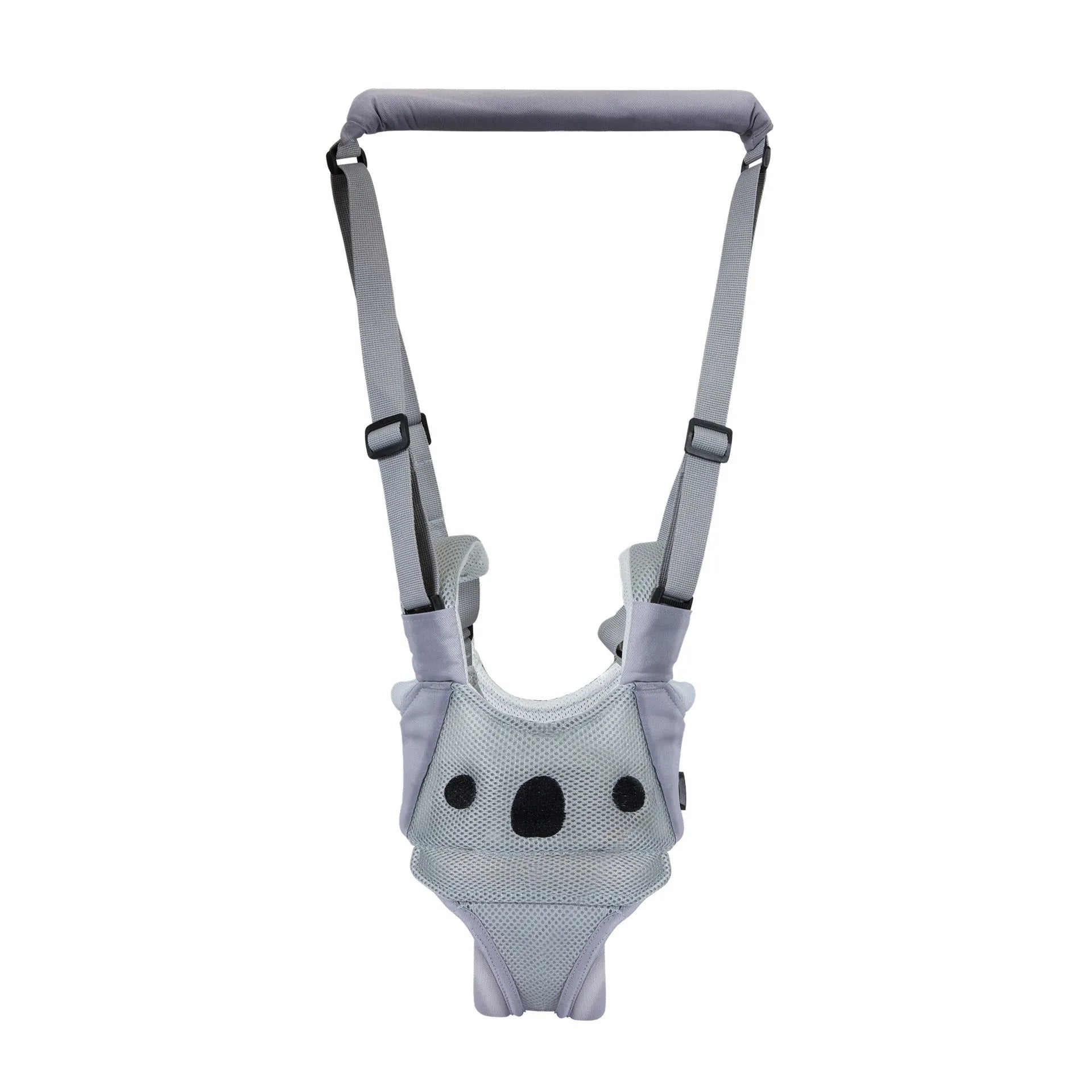 Cotton baby walking harness belt in blue colour with adjustable straps for toddler walking assistance