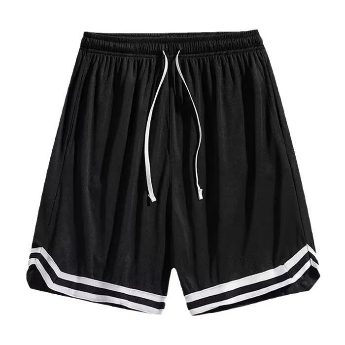 Men's gradient colour loose cropped pants in polyester fabric for casual wear