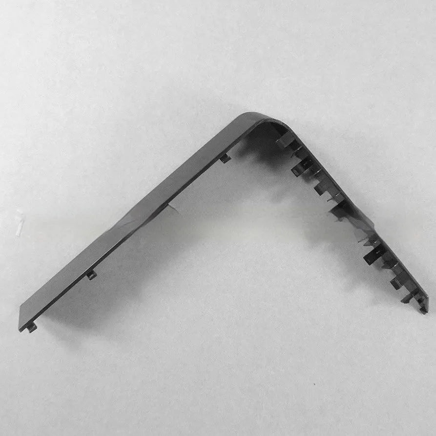 Black and white plastic hard disk baffle cover for 3.5-inch internal drive bays.