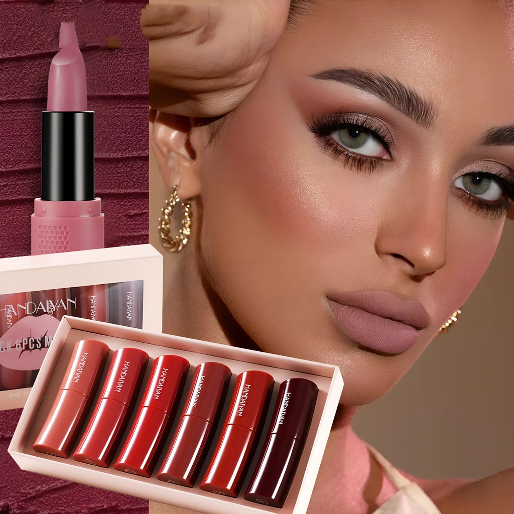 Arc Matte Lipstick Kit with multiple shades in standard size packaging