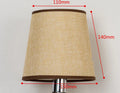 Modern minimalist fabric lampshade in mini size showing horizontal paste design