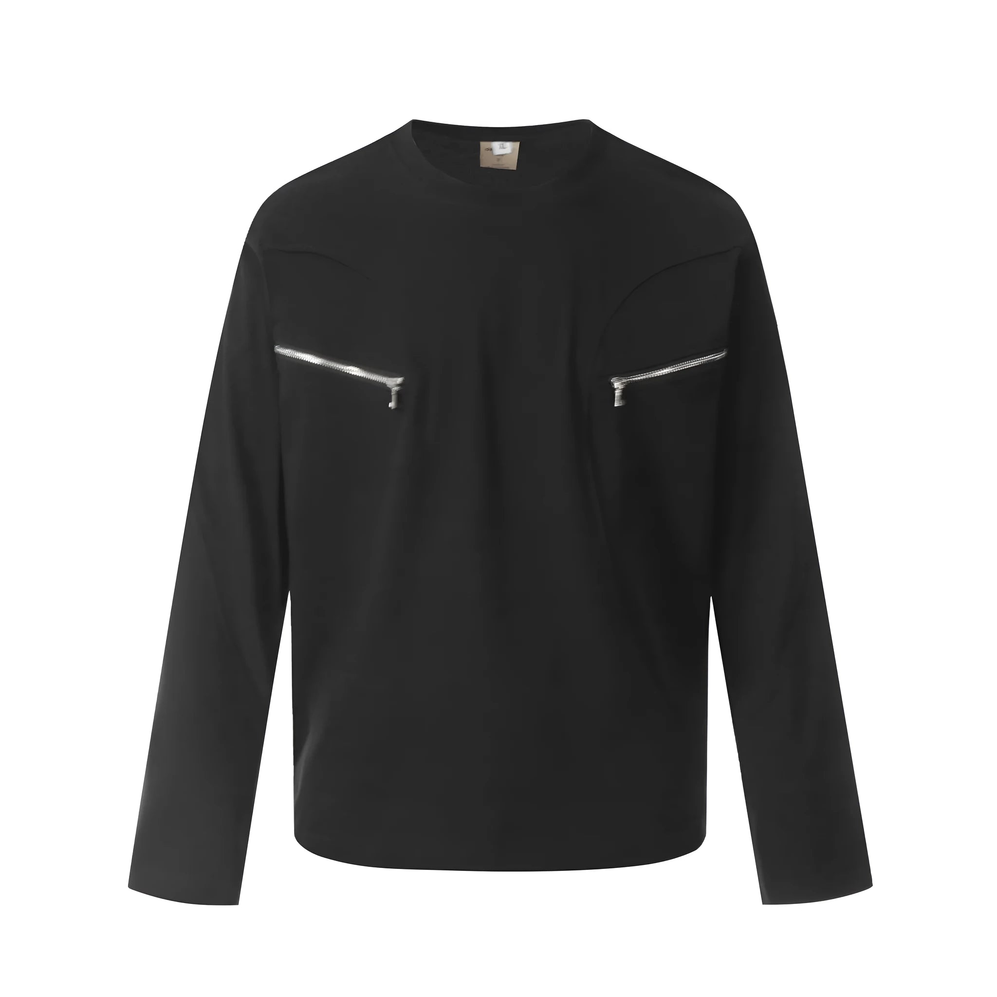 Men's cotton pullover hoodie in loose fit design showing black and grey colour options