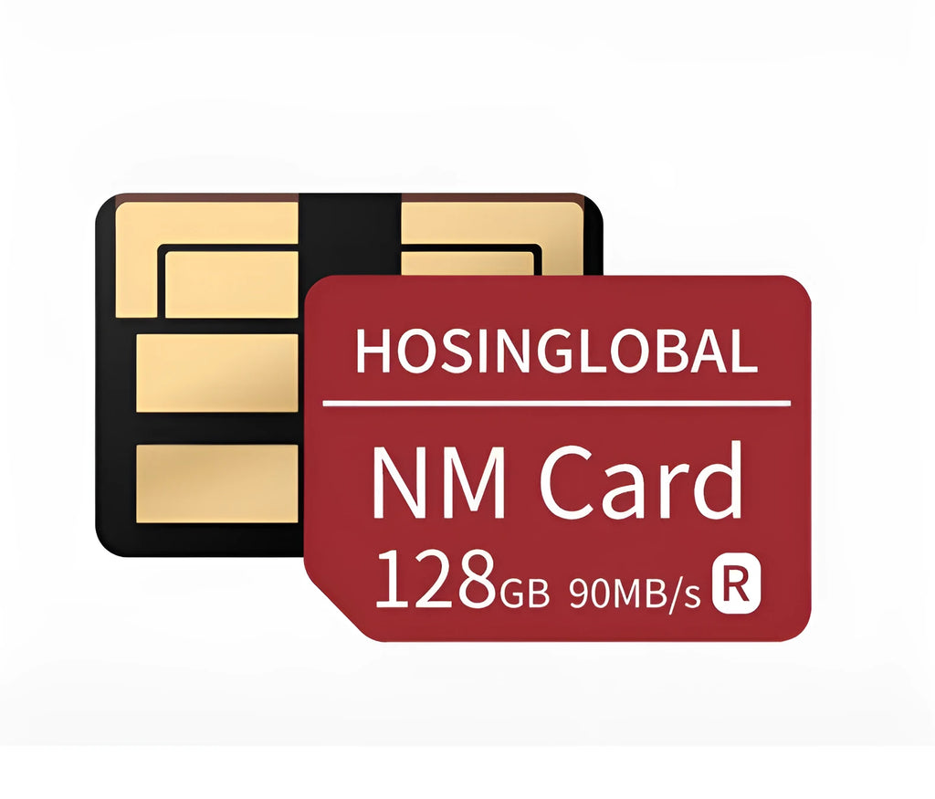 Huawei NM memory card 128GB in compact Nano Memory format with 90MB/s speed