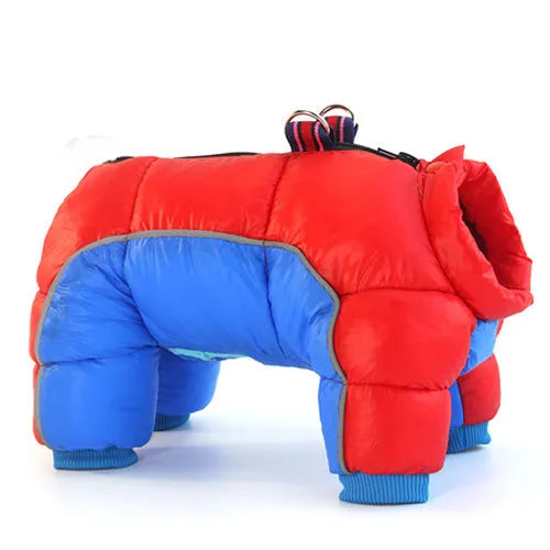 Thick cotton dog winter coat in casual style, available in multiple colours and sizes S to 4XL