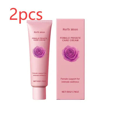 Gentle Care moisturising cream in 50g packaging with rose and peppermint extracts for dry skin