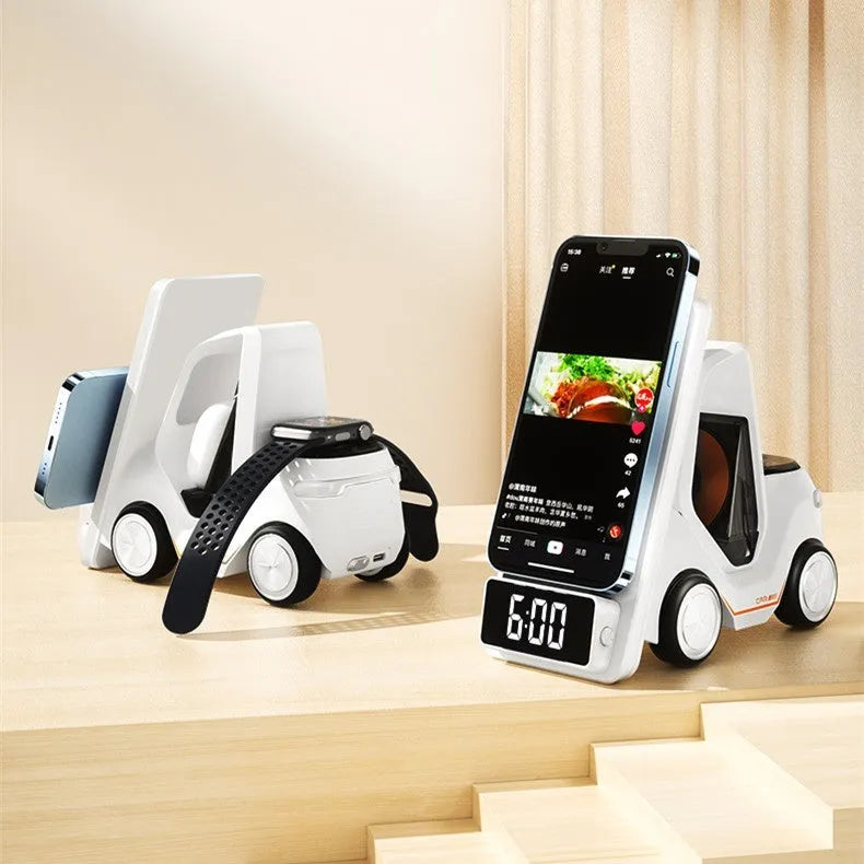 15W three-in-one wireless charging bracket for kitchen appliances in four colour options
