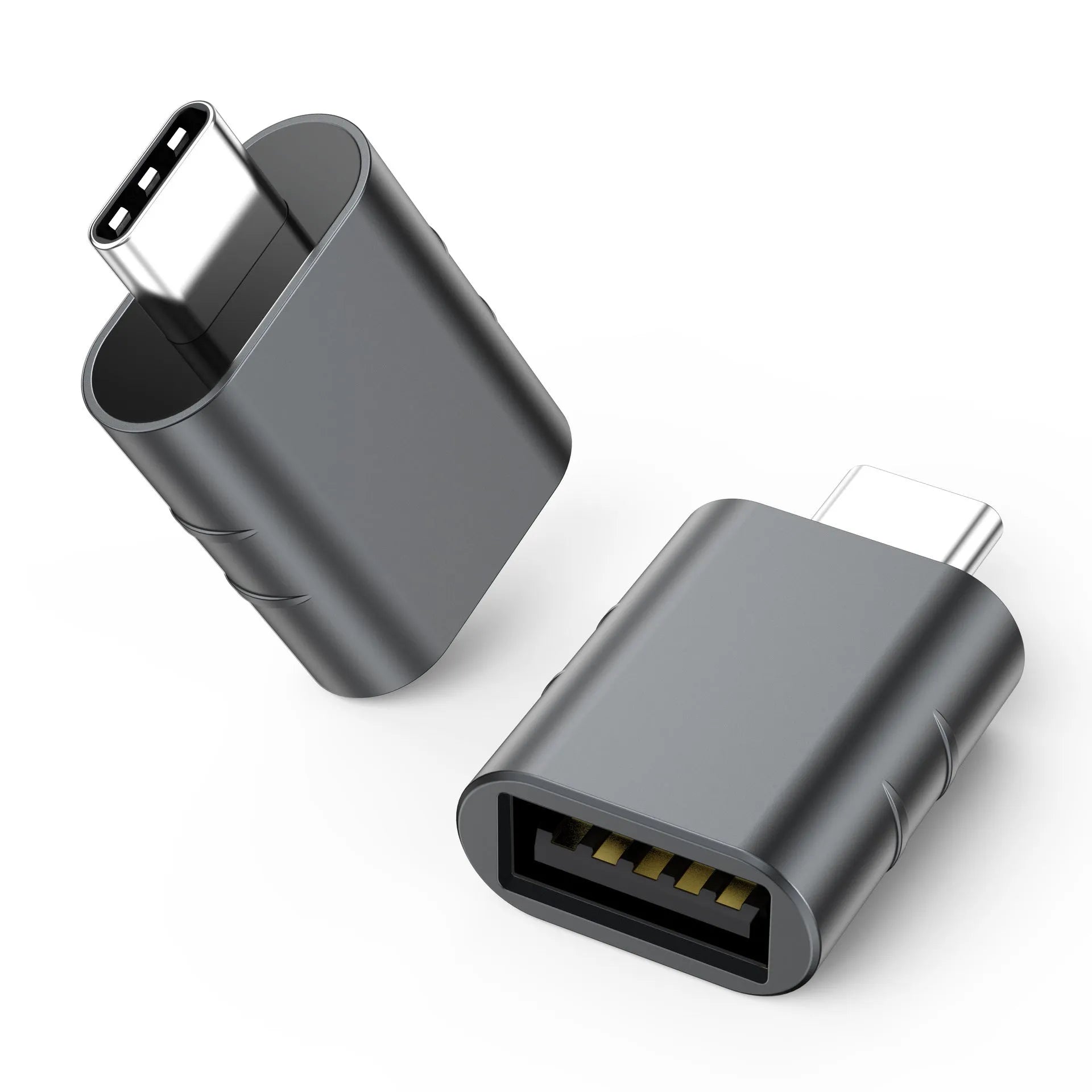 Champagne Gold USB data and charging converter with zinc alloy shell