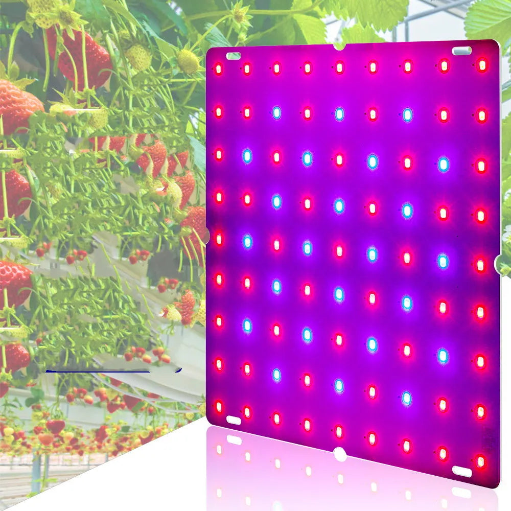 Aluminium full spectrum LED plant grow light with hanging hook for indoor vegetables