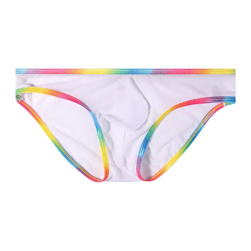 Mesh transparent quick-drying nylon panties for women in solid colour, breathable brief style