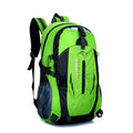 Large waterproof Oxford cloth travel backpack showing computer pocket and dual straps in multiple colour options