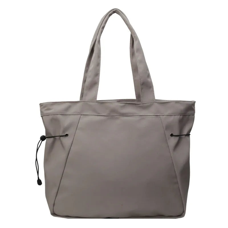 Soft Oxford cloth folding shoulder tote bag in street trend style with shoulder strap