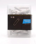Black and gray electric eraser with plastic body, 166x15 mm, on a white background