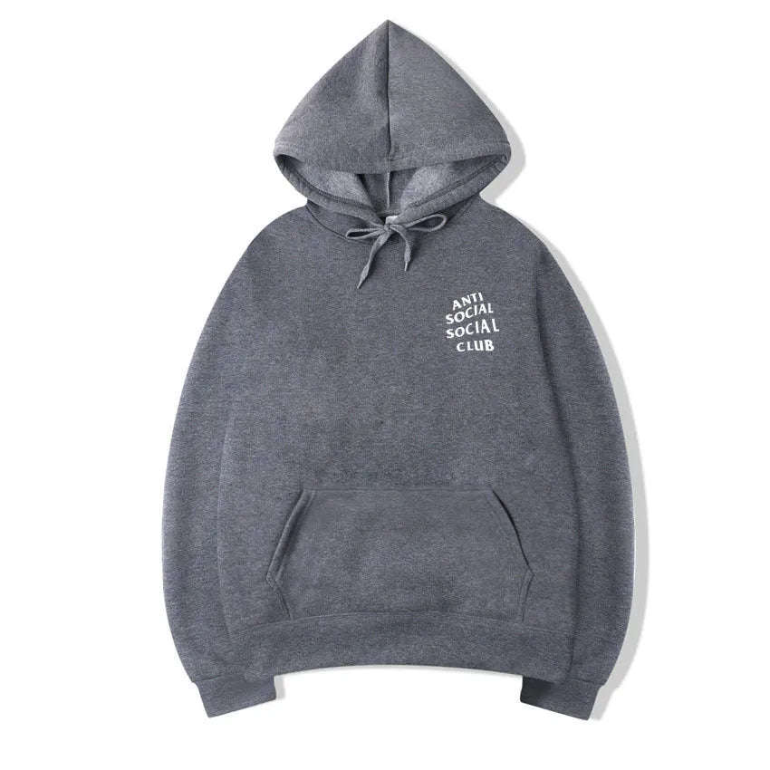 Autumn winter loose hooded couple sweater in solid colour pullover style for men women