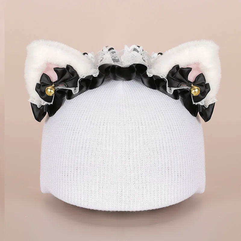 A plush fabric cartoon helmet cover set for adults, showing character designs like a bear and dinosaur for cosplay.