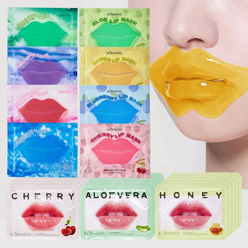 Wholesale English lip mask with aloe and blueberry fruit extracts, 8g, for women neutral skin