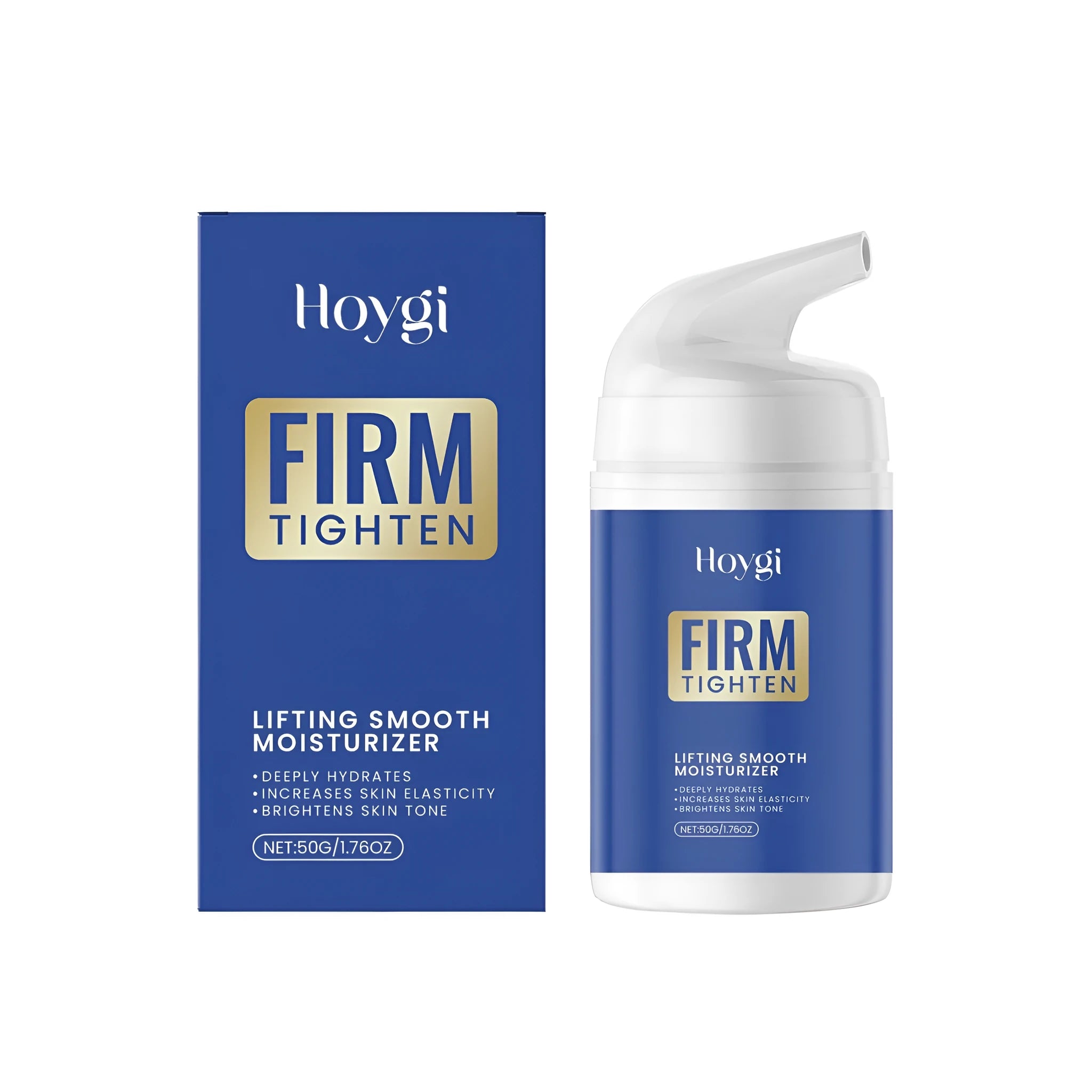 50g jar of lifting face moisturiser cream with hyaluronic acid and shea butter