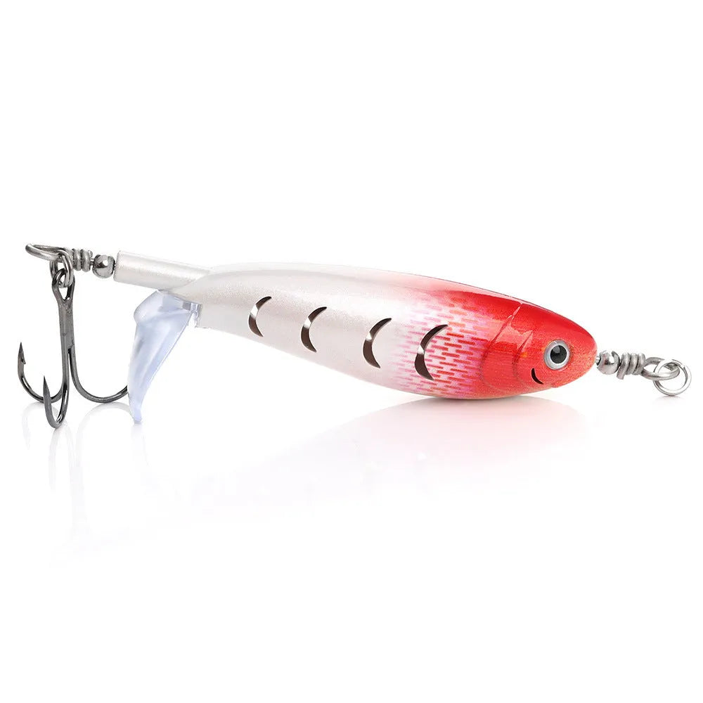 7.5cm artificial fishing bait for road fishing with soft plastic construction and multiple colour options