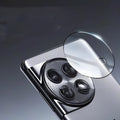 Tempered glass lens protector with black ring silk screen finish for OnePlus smartphones